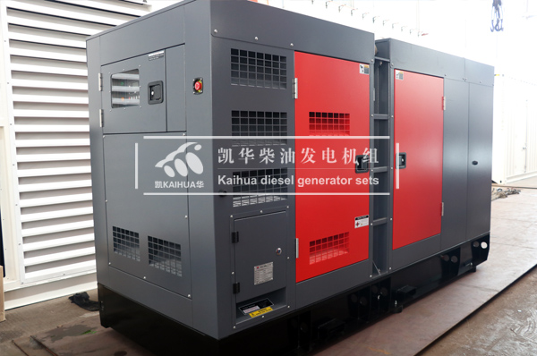 出口新加坡的200KW靜音發電機組成功出廠